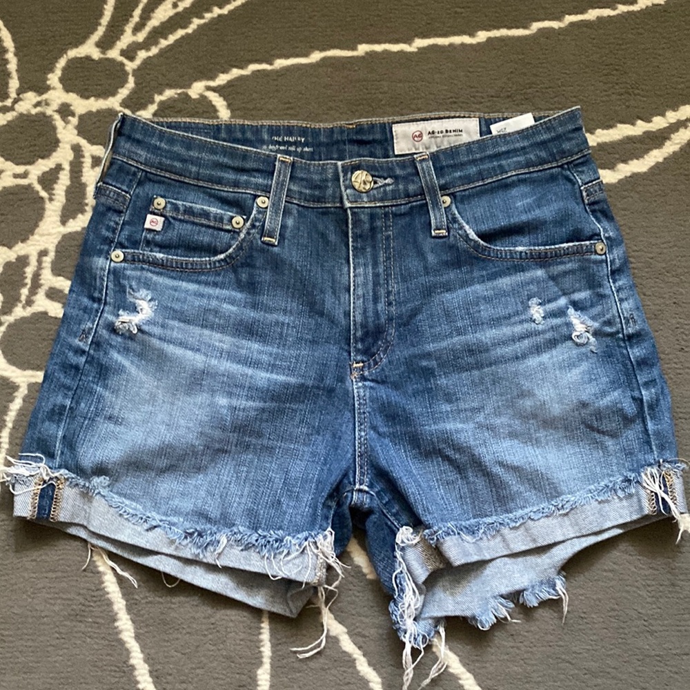 AG denim jean shorts size 25R